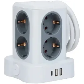 przedluzacz-kostka-pro-max-8-gniazd-tradycyjne-2-x-usb-usb-c-14-m-wyl