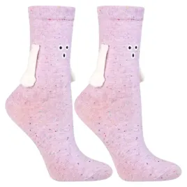 moraj-skarpety-damskie-buzki-z-lapkami-na-magnes-jasny-fiolet-38-41