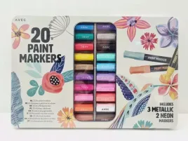 markery-akrylowe-20-sztuk-w-metalowym-pudelku-w-tym-3-metalic-i-2-neon
