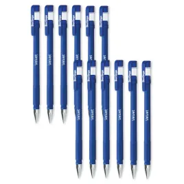 berlingo-dlugopis-zelowy-ze-skuwka-0-5-mm-velvet-niebieski-12-szt
