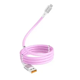 kabel-usb-typ-c-denmen-d11t-magnetyczny-rozowy