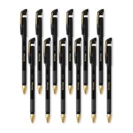 berlingo-dlugopis-ze-skuwka-0-7-mm-xgold-czarny-12-szt