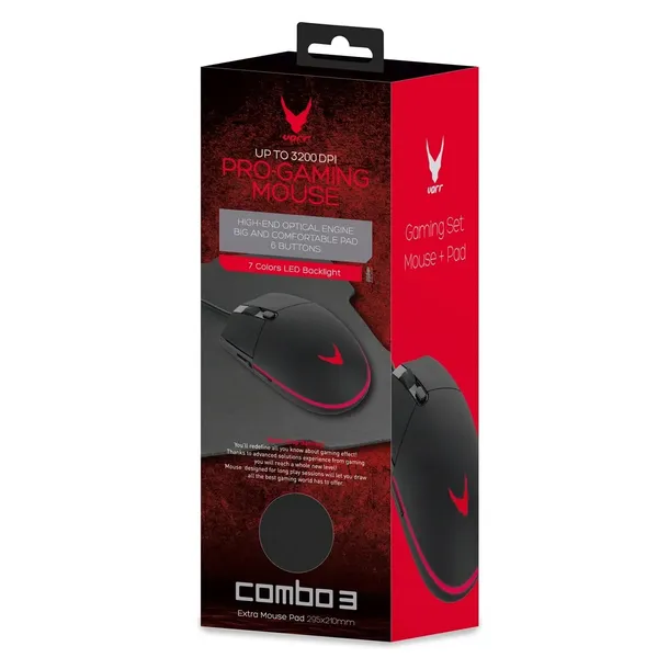 myszka-mousepad-varr-gaming-set-led-3200dpi-mpx5-kolor-czarny