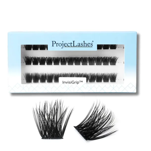 Rzęsy bondingowe ProjectLashes InvisiGrip DIY mix CLASSIC cluster