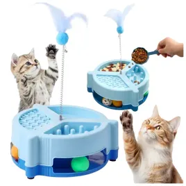 wieza-z-pileczkami-interaktywna-zabawka-dla-kota-z-miska-na-wode-jedzenie