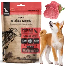 smaczki-dla-psa-miekkie-kaski-wolowina-naturalne-trenerki-bez-zboz-100g