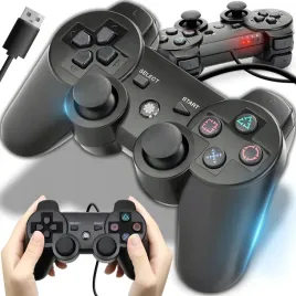 gamepad-pad-do-ps3-pc-kontroler-przewodowy-wibracja-usb-analog-czarny
