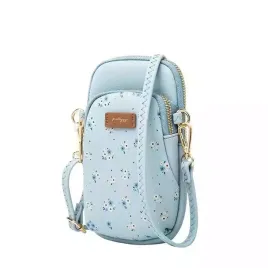 torebka-skorzana-mala-kopertowka-na-telefon-kwiatuszki-niebieska-eko-skora