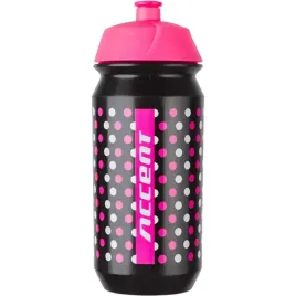 bidon-accent-dots-czarno-rozwo-bialy