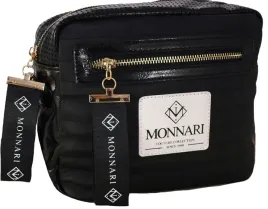 torebka-monnari-czarna-listonoszka-pikowana-logo