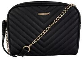 torebka-damska-czarna-listonoszka-monnari-pikowana-mat-logo