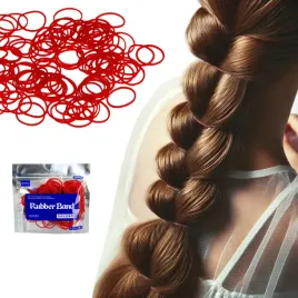 gumki-silikonowe-do-wlosow-warkoczy-upiec-wytrzymale-czerwone-130szt