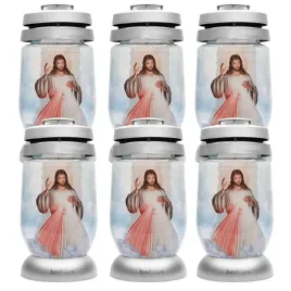 bolsius-znicze-na-grob-duze-szklane-z-jezusem-srebrne-ozdobne-235cm-x6szt