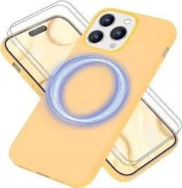 etui-iphone-14-pro-2x-szklo-ochronne-silikonowe-etui-zolte