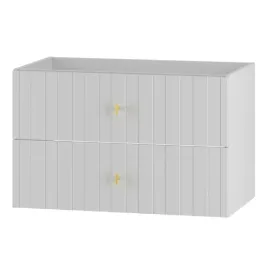 biala-szafka-lazienkowa-elegante-80-cm-wiszaca-2-szuflady-zlote-uchwyty