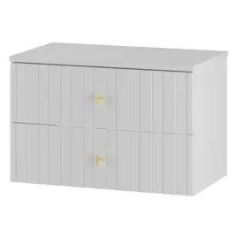 biala-szafka-lazienkowa-elegante-80-cm-z-blatem-2-szuflady-zlote-uchwyty