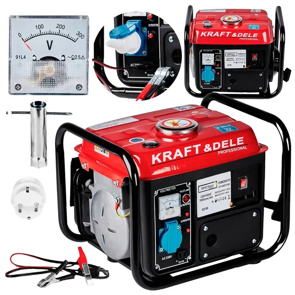 AGREGAT PRĄDOTWÓRCZY JEDNOFAZOWY 1200W GENERATOR PRĄDU PRZENOŚNY BENZYNA