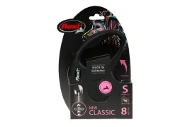 flexi-new-classic-s-linka-8m-czarna-do-12kg