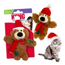 kong-softies-bear-zabawka-dla-kota-swiateczny-mis-z-kocimietka-na-swieta