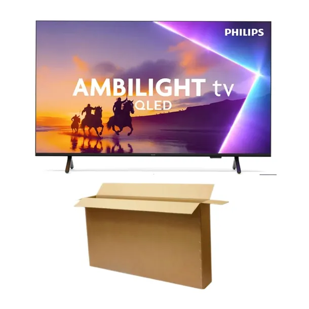 Telewizor PHILIPS 43PUS8510 43" QLED 4K Titan OS Ambilight Dolby Atmos