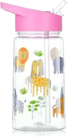 flintronic-butelka-dla-dzieci-ze-slomka-450-ml-rozowa
