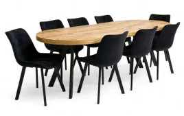 stol-okragly-rozkladany-o100-300-cm-dab-craft-8-krzesel-velvet-czarny