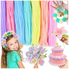 druciki-wielokolorowe-pastelowe-ozdobne-pluszowe-7-kolorow-30-cm-100-szt