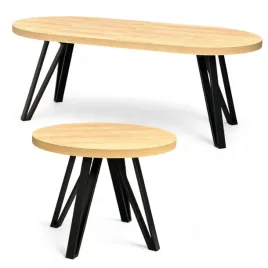 stol-okragly-dab-hikora-egger-o110-rozkladany-do-210-cm-nogi-czarny-metal