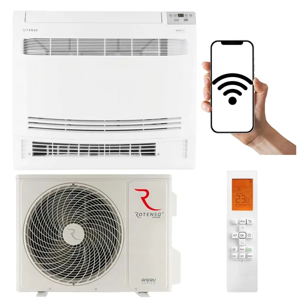 Klimatyzator domowy konsolowy ROTENSO AN Aneru 3,5kW WIFI DO GRZANIA