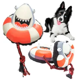 szarpak-dla-psa-zabawka-gumowa-ze-sznurem-frenzy-the-shark-rekin-premium