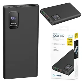 power-bank-10000-mah-2xusb-usb-c-3-0-pd-qc-wyswietlacz-led-platinet