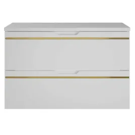 biala-szafka-lazienkowa-espero-80-cm-z-blatem-2-szuflady-ze-zlota-listwa