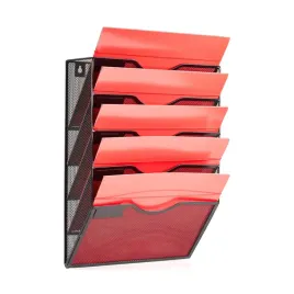eleganckie-polki-na-dokumenty-metalowy-nascienny-organizer-5-polek-czarny