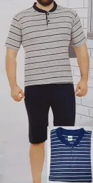 wygodna-meska-pizama-z-krotkim-rekawem-na-lato-l-820-granatowa