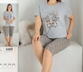 pizama-damska-z-krotkim-rekawem-na-lato-bawelniana-xl-szara-5609