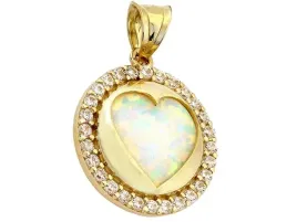 zlota-przywieszka-585-okragla-serduszko-z-opalem-zdobiona-cyrkoniami