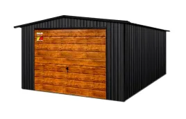 garaz-blaszany-5x4-lux-dwuspadowy-dach-drewnopodobna-brama-producent