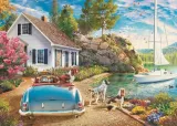 puzzle-2000-wakacyjna-przystan-27124-trefl-stan-nowy