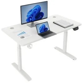biurko-regulowane-140cm-elektryczne-regulacja-wysokosci-72-118cm-biale-led
