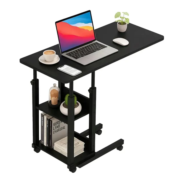STOLIK MOBILNY NA LAPTOPA PROJEKTOR DO ŁÓŻKA NA KÓŁKACH REGULACJA WYSOKOŚCI