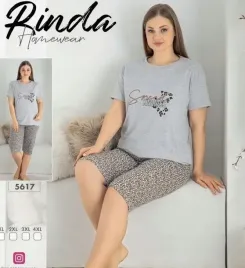 pizama-damska-bawelniana-z-krotkim-rekawem-na-lato-xl-szara-5617