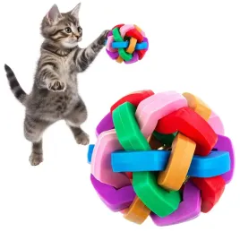 zabawka-dla-kota-psa-gumowa-pilka-dzwoneczek-gryzak-pleciona-z-dzwoneczkiem