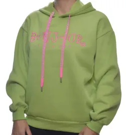 wyprzedaz-damska-bluza-dresowa-na-wiosne-z-kapturem-uni-s-m-l-zielona