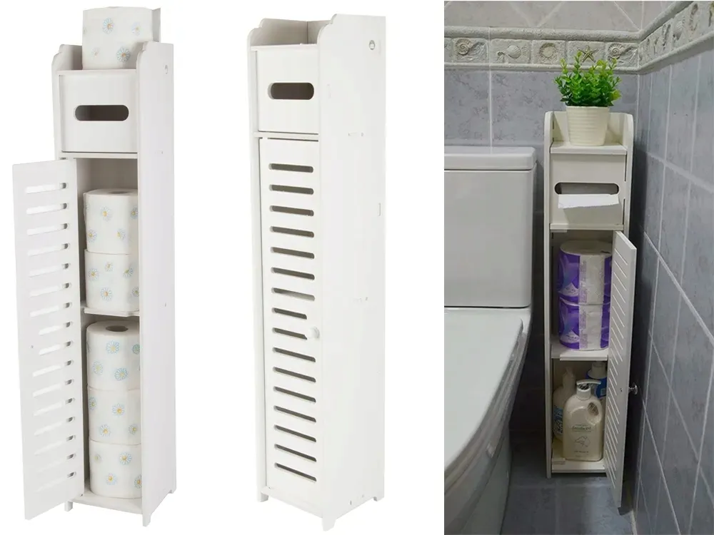 waska-szafka-lazienkowa-stojaca-biala-80-cm-na-papier-komoda-regal-slupek-stan-nowy