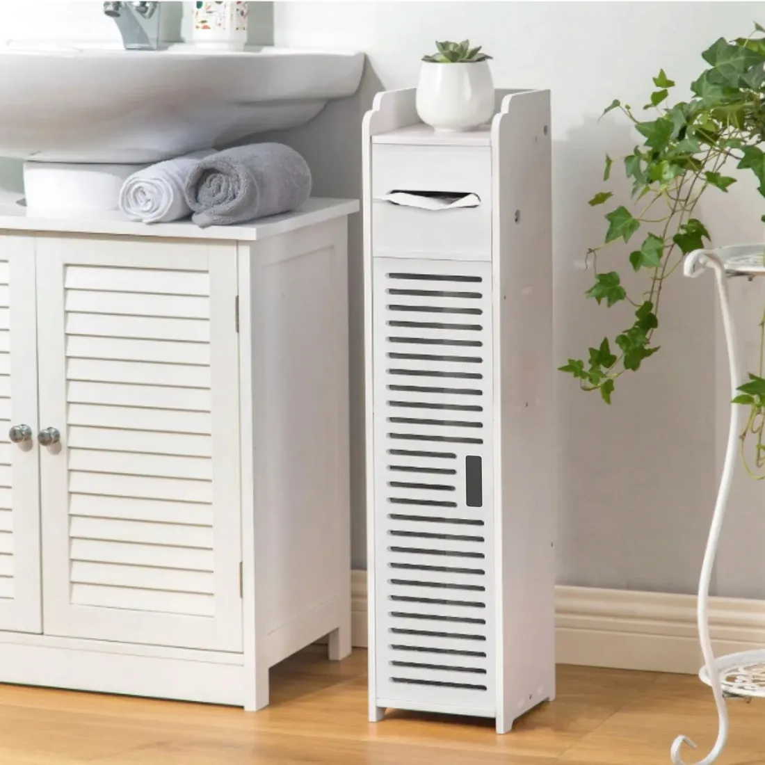 waska-szafka-lazienkowa-stojaca-biala-80-cm-na-papier-komoda-regal-slupek-stan-nowy