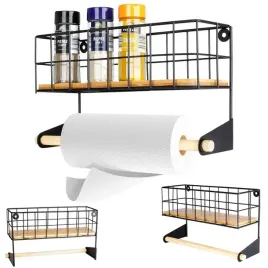 wieszak-na-recznik-papierowy-z-polka-metalowy-czarny-vilde-32x10x18-cm