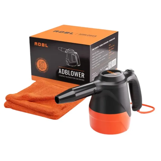 ADBL ADBLOWER - DMUCHAWA DO OSUSZANIA LAKIERU + RĘCZNIK I 6 KOŃCÓWEK