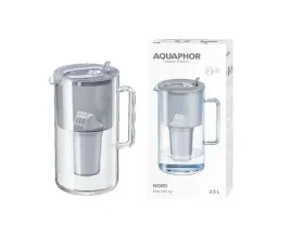 dzbanek-filtrujacy-szklany-aquaphor-nord-25l-z-wkladem-a5-350l-szary