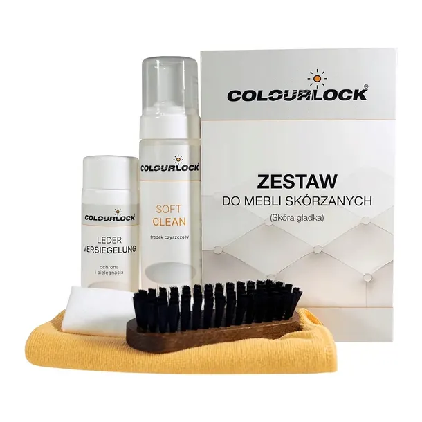 COLOURLOCK Zestaw SOFT do pielęgnacji mebli skórzanych