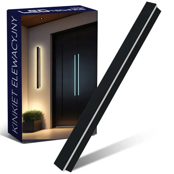 Lampa Elewacyjna Ścienna 27W LED CCD Kinkiet Zewnętrzny Ogrodowy IP65 90cm